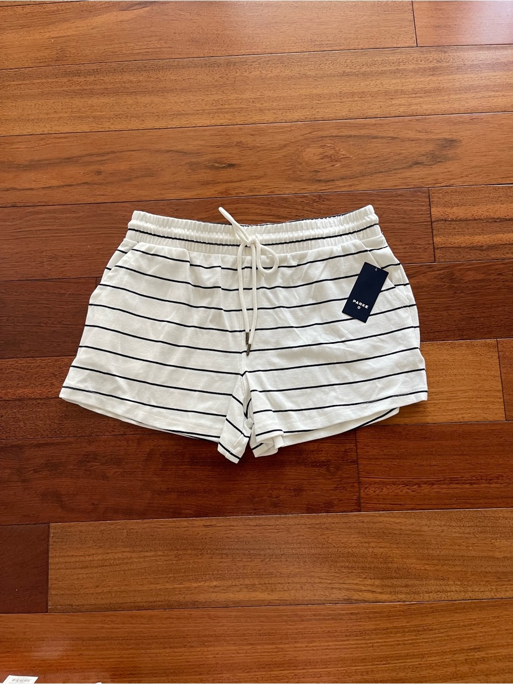 NWT PARKE x TARGET Striped Drawstring Shorts